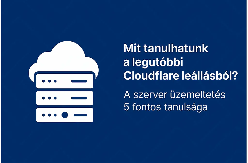 Mit tanulhatunk a legutóbbi Cloudflare leállásból A szerver üzemeltetés 5 fontos tanulsága